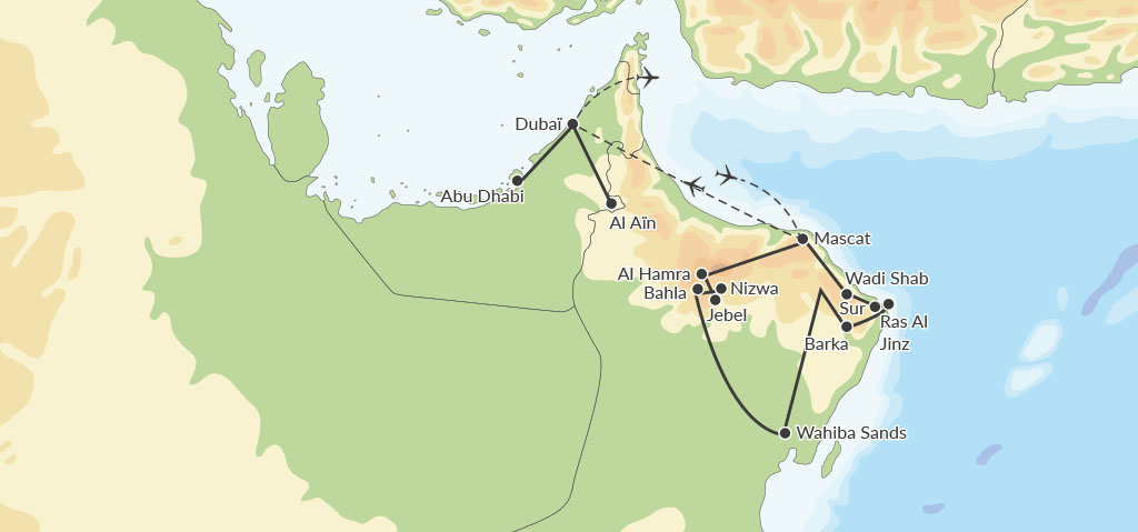 Emirats Arabes Unis - Oman - Circuit Entre Mers et Déserts