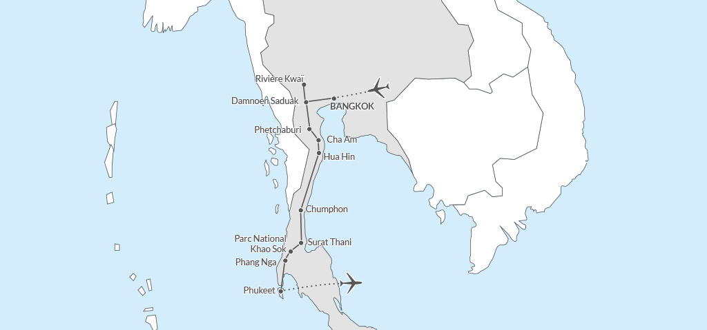 Thaïlande - Circuit Les Incontournables de la Thaïlande du Sud