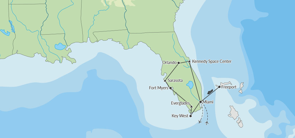 Bahamas - Etats-Unis - Miami - Sud des Etats-Unis - Floride - Circuit Découverte de la Floride et Séjour à Grand Bahama